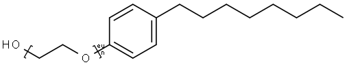 4-辛基酚乙氧基化物 结构式