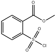 2-(氯磺酰基)苯甲酸甲酯 结构式