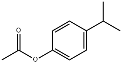 乙酸 4-异丙基苯酯 结构式