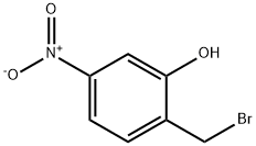 2-Bromomethyl-5-nitro-phenol 结构式