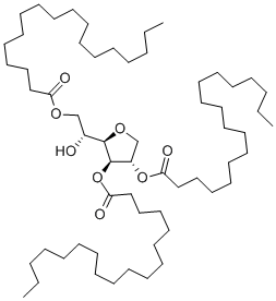脱水山梨醇三硬脂酸酯 结构式