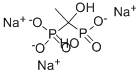(1-羟亚乙基)双膦酸三钠盐 结构式