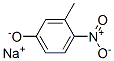 sodium 4-nitro-m-cresolate 结构式