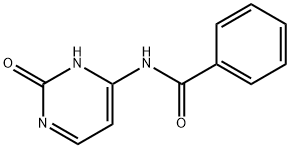 N4-苯甲酰基胞嘧啶 结构式