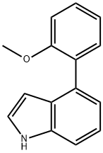 4-(2-Methoxy-phenyl)-1H-indole 结构式