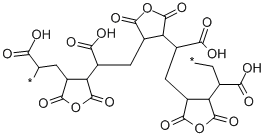 马来酸-丙烯酸共聚物 MA-AA 结构式