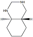 [4aS,8aR,(+)]-Decahydroquinazoline 结构式