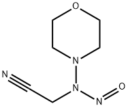 (4-吗啉基亚硝基氨基)乙腈 结构式