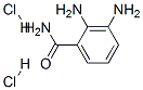 2,3-二氨基苯甲酰胺二盐酸盐 结构式