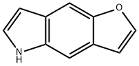 5H-Furo[2,3-f]indole 结构式