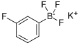 (3-氟苯基)三氟硼酸钾 结构式