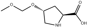 L-Proline, 4-(methoxymethoxy)-, (4R)- (9CI) 结构式