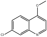 7-氯-4-甲氧基喹啉 结构式