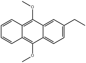 2-乙基-9,10-二甲氧基蒽 结构式