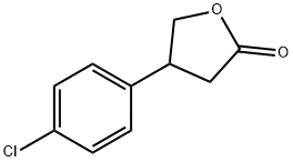 4-(p-chlorophenyl)dihydrofuran-2(3H)-one  结构式