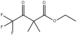 4,4,4-三氟-2,2-二甲基-3-氧代丁酸乙酯 结构式