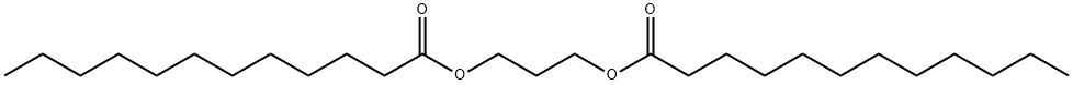 Dodecanoic acid 3-dodecanoyloxy-propyl ester 结构式