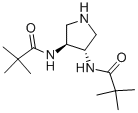 (S,S)-3,4-TRANS-(N-BOC)-DIAMINOPYRROLIDINE 结构式