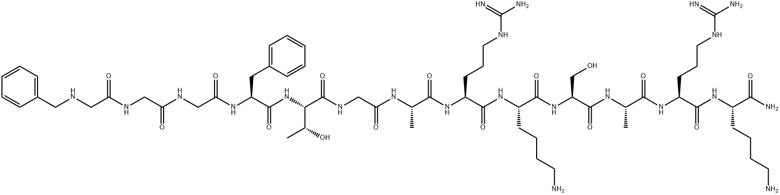 Nphe1]Nociceptin(1-13)NH2 结构式