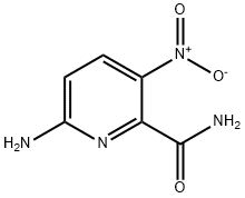 6-AMINO-3-NITROPYRIDINE-2-CARBOXAMIDE 结构式