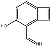Bicyclo[4.2.0]octa-1,3,5,7-tetraen-3-ol, 2-(iminomethyl)- (9CI) 结构式
