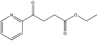 4-氧代-4-吡啶-2-基丁酸乙酯 结构式