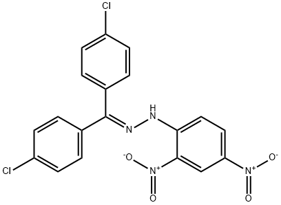 4,4'-Dichlorobenzophenone (2,4-dinitrophenyl)hydrazone 结构式