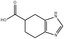 4,5,6,7-四氢-1H-苯并咪唑-5-甲酸 结构式