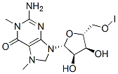 1,7-Dimethylguanosine iodide 结构式
