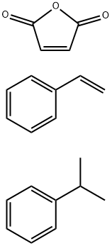 苯乙烯-马来酸酐无规共聚物 结构式