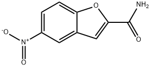 2-氨基羰基-5-硝基苯并呋喃 结构式