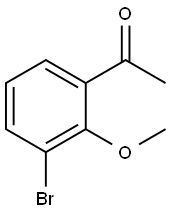 1-(3-溴-2-甲氧苯基)乙酮 结构式