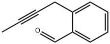 Benzaldehyde, 2-(2-butynyl)- (9CI) 结构式