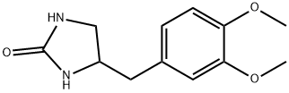 DL-4-(3,4-Dimethoxybenzyl)-2-imidazolidinone 结构式