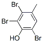 2,3,6-Tribromo-4-Methylphenol 结构式