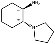 TRANS-2-(PYRROLIDIN-1-YL)CYCLOHEXANAMINE 结构式