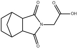 2-(1,3-二氧代辛烷氢-2H-4,7-甲桥异吲哚-2-基) 乙酸 结构式