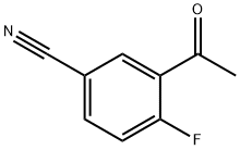 5'-氰基-2'-氟苯乙酮 结构式
