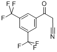 3-(3,5-双(三氟甲基)苯基)-3-氧代丙腈 结构式