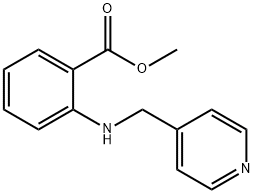 Methyl 2-[(pyridin-4-ylmethyl)amino]benzoate 结构式