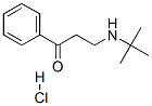 3-(tert-butylamino)propiophenone hydrochloride 结构式