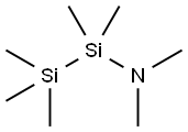 1-三甲基硅2-氨基二甲基硅烷 结构式