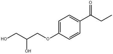 4'-(2,3-Dihydroxypropoxy)propiophenone 结构式
