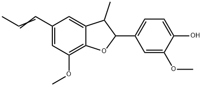 4-(2,3-二氢-7-甲氧基-3-甲基-5-丙烯基-2-苯并呋喃基)-2-甲氧基苯酚