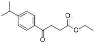 ETHYL 4-(4-ISOPROPYLPHENYL)-4-OXOBUTYRATE 结构式