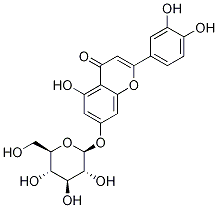 木犀草素葡萄糖甙 结构式