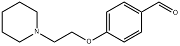 4-(2-哌啶-1-乙氧基)苯甲醛 结构式