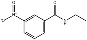 N-乙基-3-硝基苯甲酰胺 结构式