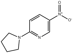 5-硝基-2-(吡咯烷-1-基)吡啶 结构式