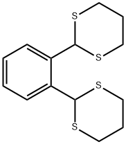 2,2'-(1,2-Phenylene)bis-1,3-dithiane 结构式